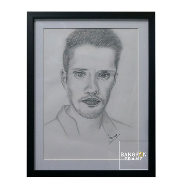 กรอบรูปภาพสเก็ตดินสอ